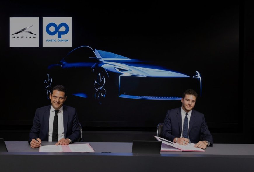 Plastic Omnium signs partnership with Hopium to develop the Māchina hydrogen storage system